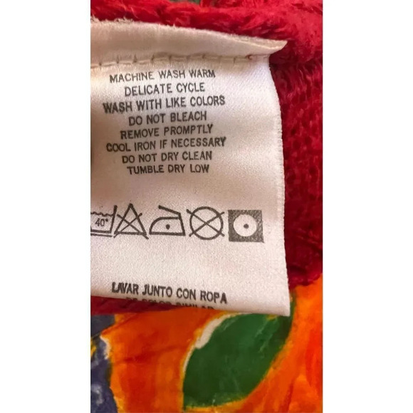 Vintage The Villager Women’s Large Red Christmas Yuletide Bell Ugly Vest Jacket - Picture 6 of 10